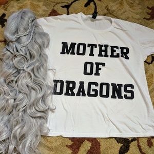 'Mother of Dragons' Shirt & Wig Costume Set